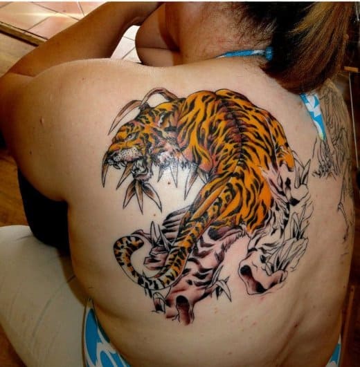 Tatuagem De Tigre Feminina Fotos, Imagens E Desenhos 【MELHOR】