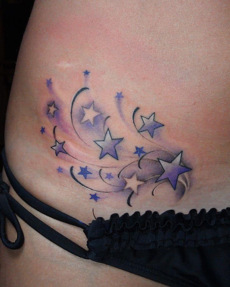 Tatuagem De Estrela Feminina Fotos, Imagens E Desenhos