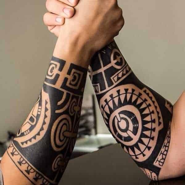 Tatuagem Tribal No Antebraço Masculina Fotos Tattoo