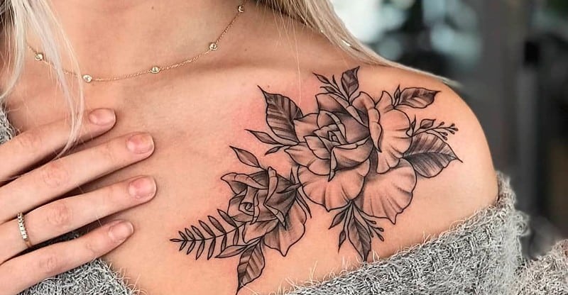Tatuagem de Flor no Ombro Descubra ideias incríveis para